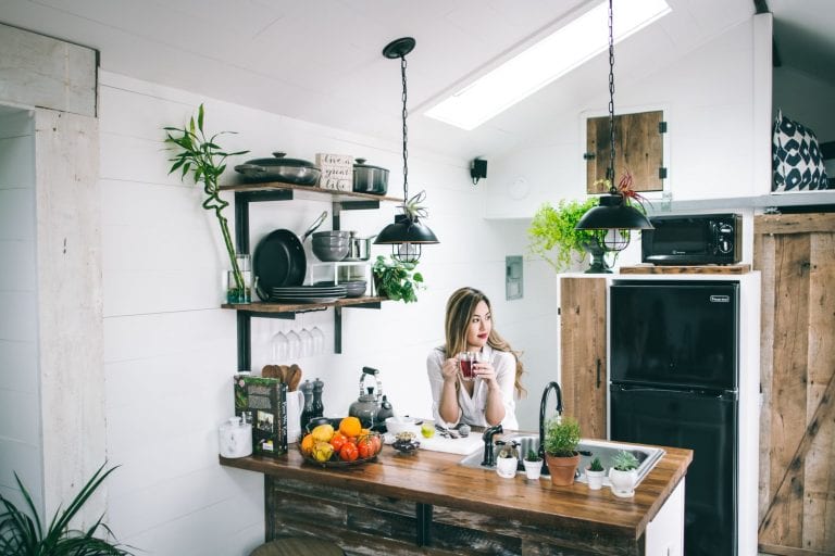 Kitchen; bamboo dish racks