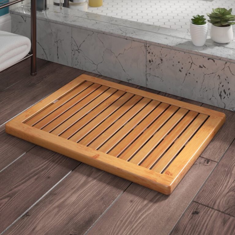 Siegmar Bamboo Non-Slip Bath Mat