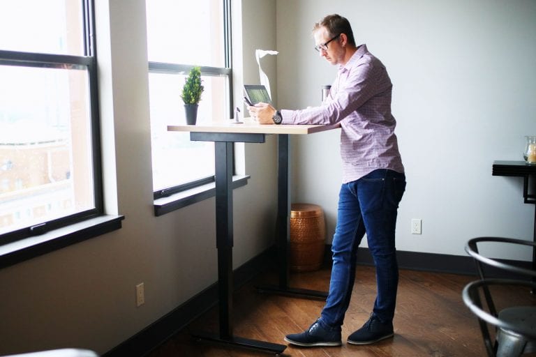 Standing desk; bamboo desks
